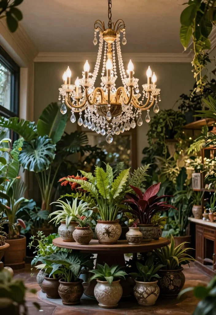 17 False Ceiling Lighting Ideas That Create a Stunning Glow Up - 4. Vintage Chandeliers for Elegance 1