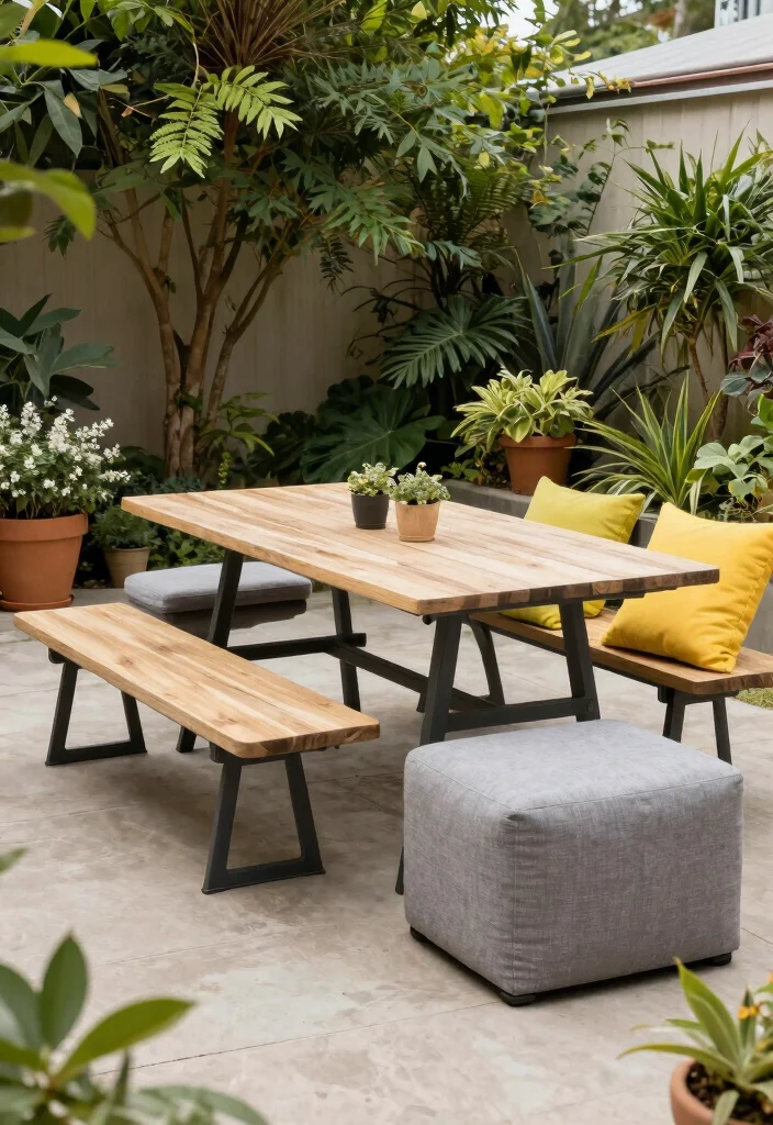 17 Outdoor Patio 2026 Trending Ideas That Feel Like a Luxury Getaway - 4. Multi-functional Furniture 1