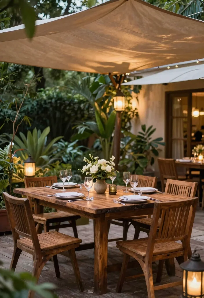 18 Backyard Oasis Ideas That Feel Like a Private Luxury Resort 65 18 Backyard Oasis Ideas That Feel Like a Private Luxury Resort - 15. Outdoor Dining Space 1