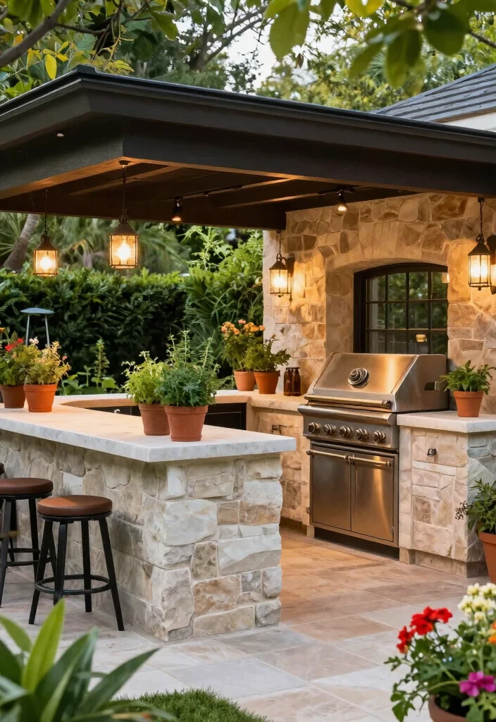 18 Backyard Oasis Ideas That Feel Like a Private Luxury Resort 23 18 Backyard Oasis Ideas That Feel Like a Private Luxury Resort - 3. Outdoor Kitchen Paradise 1