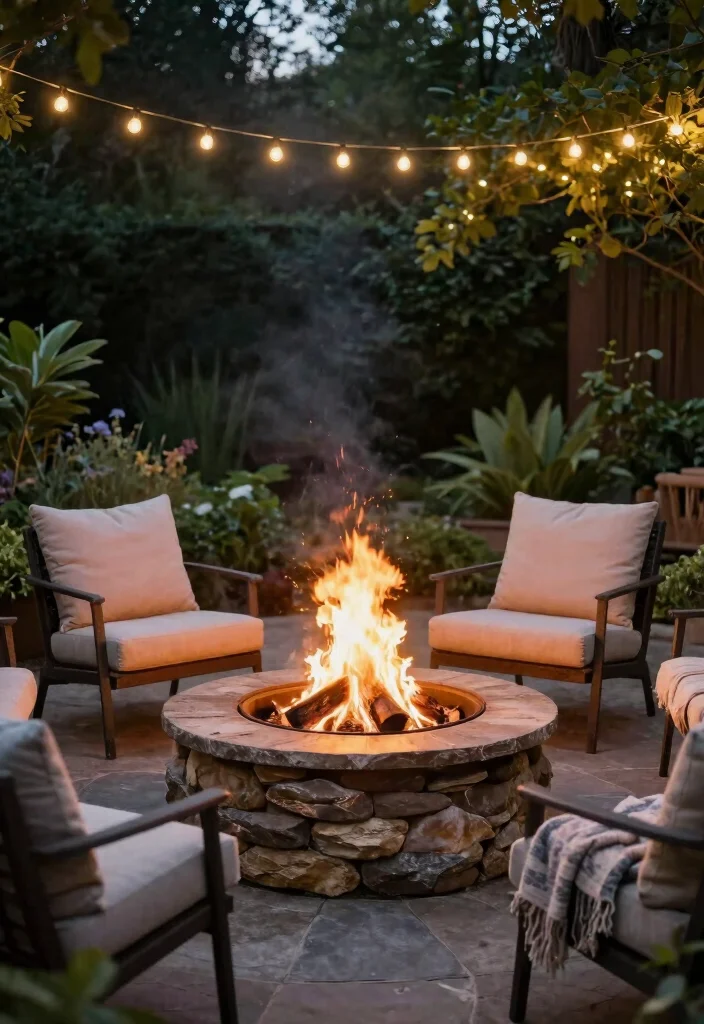 18 Backyard Oasis Ideas That Feel Like a Private Luxury Resort 34 18 Backyard Oasis Ideas That Feel Like a Private Luxury Resort - 4. Cozy Fire Pit Area 1