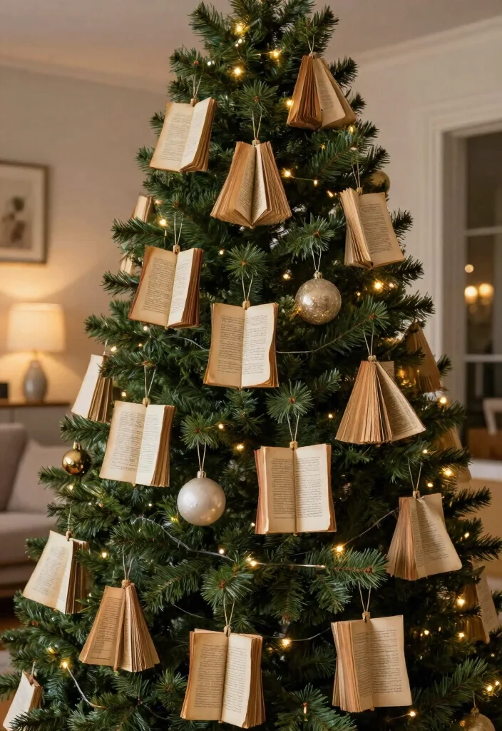 18 Farmhouse Christmas Tree Ideas That Feel Cozy & Magical 64 18 Farmhouse Christmas Tree Ideas That Feel Cozy & Magical - 14. Vintage Handbook Pages 1