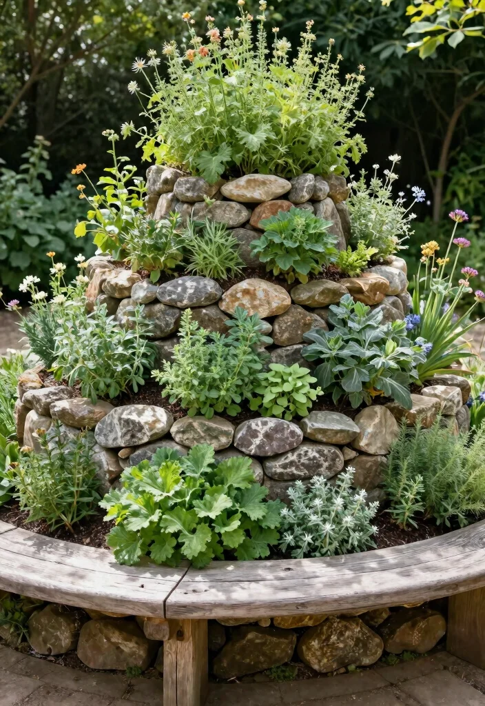 18 Outdoor Garden Ideas That Turn Your Backyard Into Paradise 23 18 Outdoor Garden Ideas That Turn Your Backyard Into Paradise - 3. Herb Spiral 1
