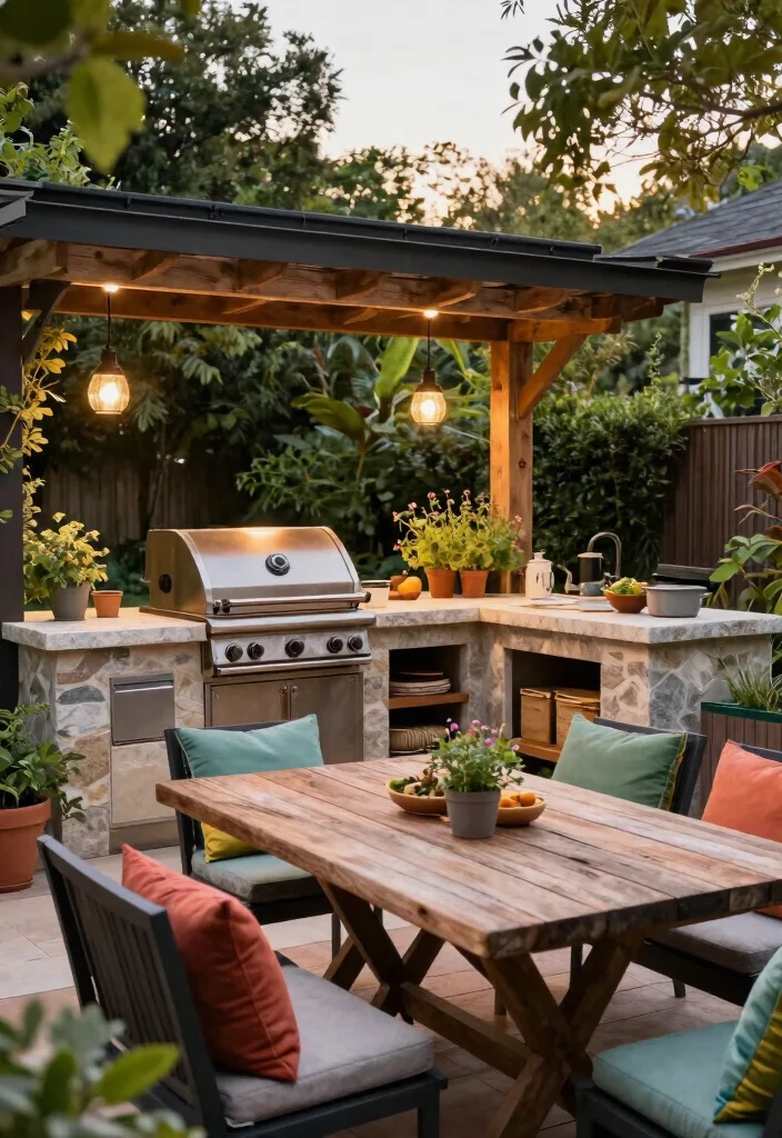 18 Outdoor Garden Ideas That Turn Your Backyard Into Paradise 47 18 Outdoor Garden Ideas That Turn Your Backyard Into Paradise - 7. Outdoor Kitchen 1