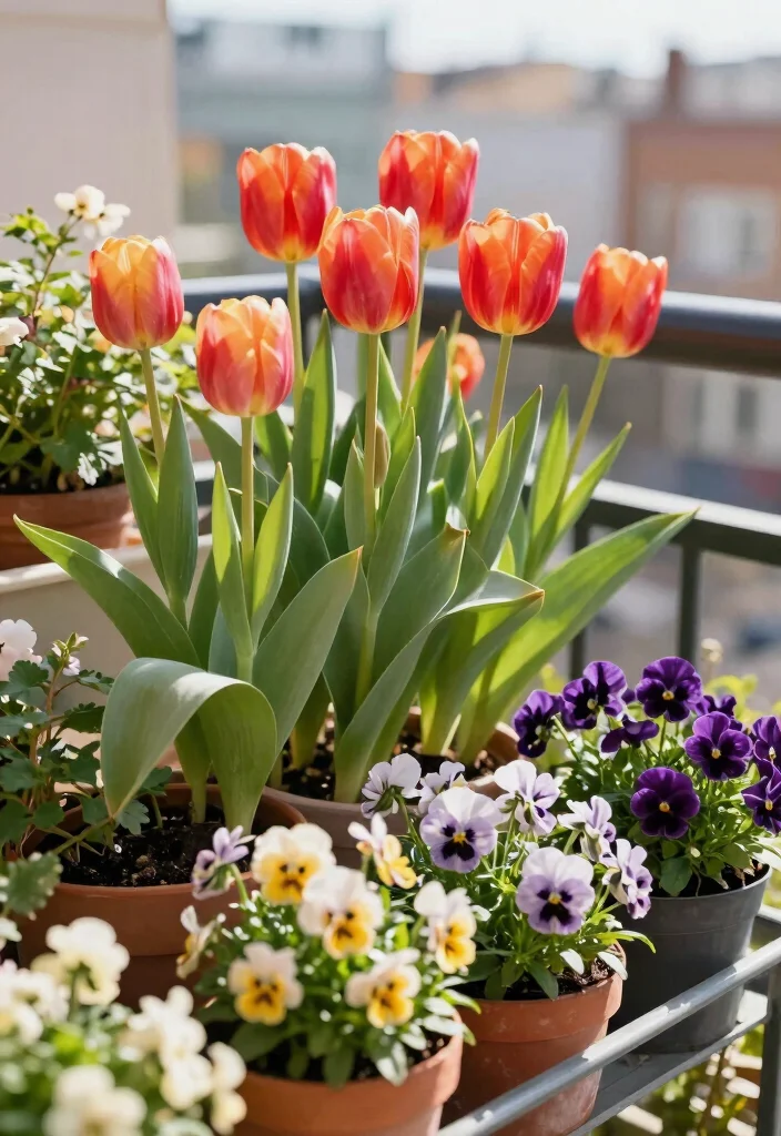 18 Small Balcony Apartment Plants Ideas for a Lush Urban Jungle 42 18 Small Balcony Apartment Plants Ideas for a Lush Urban Jungle - 12. Seasonal Flower Displays 1
