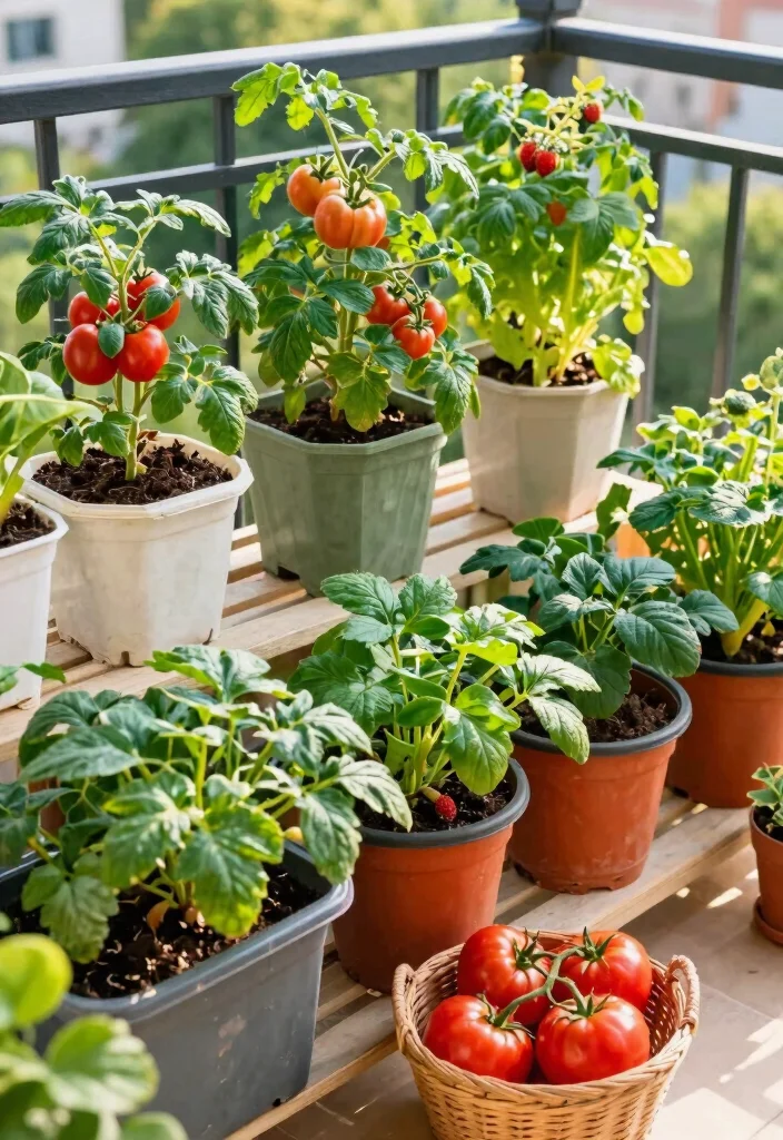 18 Small Balcony Apartment Plants Ideas for a Lush Urban Jungle 29 18 Small Balcony Apartment Plants Ideas for a Lush Urban Jungle - 9. Edible Container Gardening 1